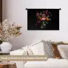 Boeket - Veldbloemen - Vaas Wandkleed katoen klein -sfeer1