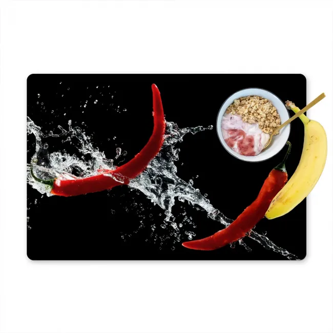 Chilipeper Choreografie Placemat vinyl groot -zzzproduct_Kitchenyeah-website