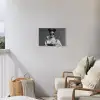 Vrouw - Pasta - Zonnebril Tuinposter op houten frame 2 cm dik klein -sfeer1