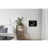 Koffie - Croissant - Tekst textielposter latten blank klein -woonkamer