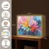 Kleuruitbarsting - Expressieve sfeer - Bloem Light Box met batterij (Wandlamp) middel -USP_websiteoverzichtNL