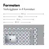 Ornament - Tegel - Kleurrijk Muismat XXL klein 681 -sfeer5