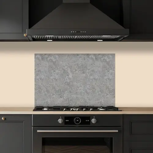 Patroon - Cement - Beton keuken achterwand spatscherm klein 900 -sfeer1