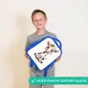 Baby koe Kinderrugzak - Blauw middel -sfeer1_NL