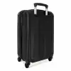 Abstract - Zwart/Wit golfpatroon NBS - Handbagage koffer - Kinderen Unisex middel -achterkant