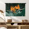 Paradijsvogel - Bloem - Exotisch Wandkleed katoen middel -sfeer5