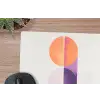 Cirkels - Abstract - Paars muismat rubber klein -closeup