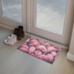 Flamingo - Roze - Dieren Deurmat klein -sfeer3
