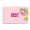 Bisou - Roze - Schaduw Placemat vinyl groot -zzzproduct_Kitchenyeah-website