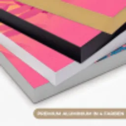 Tijger - Kimono - Planten - Roze Textielframe zwart klein -USP_kleurenDE