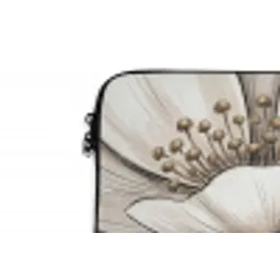 Modern - Design - Wit laptophoes neopreen klein -detail