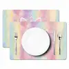 Eenhoorn - Glitters - Regenboog - Pastel Placemat vinyl groot -zzsfeer2_Kitchenyeah-website