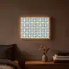 Dessin - Tegel - Blauw Light Box met batterij (Wandlamp) middel 907 -sfeer4