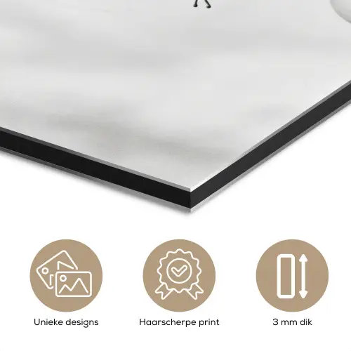 Edgy - Vrouw - Zwart - Wit aluminium wit klein -closeup_NL