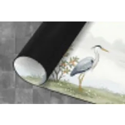 Reiger - Landschap - Groen Keukenloper - keukenmat middel -closeup