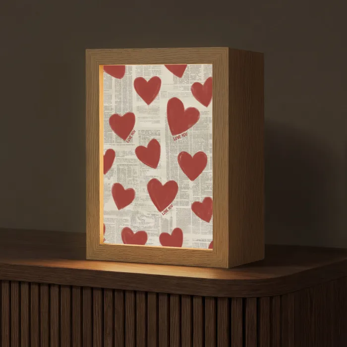 Hartjes - Krant - Loveyou Light Box met kabel (Tafellamp) klein -z3d_website