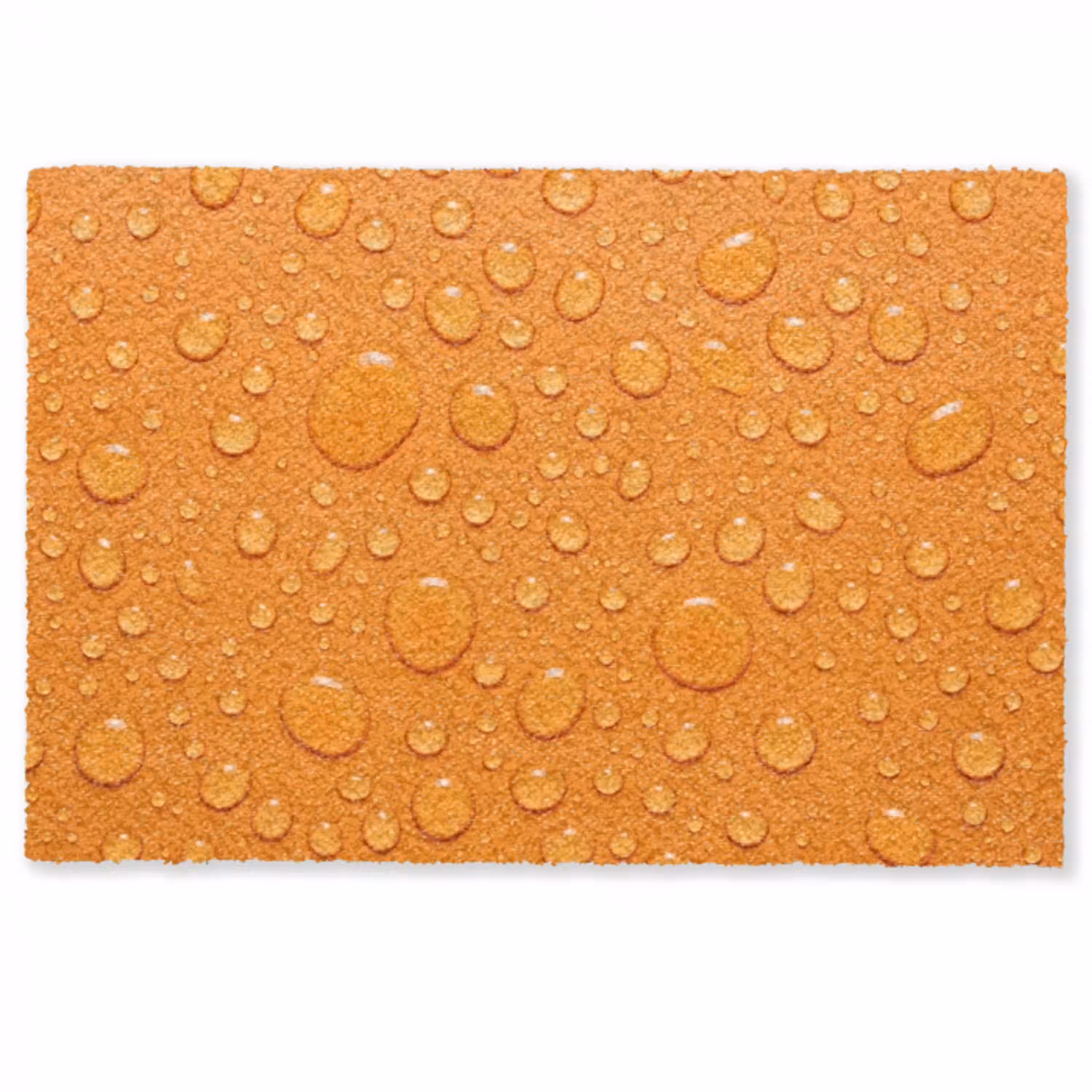 Water - Druppels - Oranje Deurmat klein -zkaufland3d