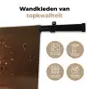 Chocolade - Macarons - Eten - Snoep Wandkleed katoen klein -sfeer2