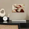 Kerstman - Rendier - Kerst - Christmas poster papier klein -sfeer1