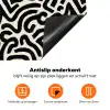 Modern - Abstract - Zwart Inductie beschermer vinyl 3mm klein 276 -zzzzzzz-td-onderkant