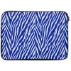 Zebra - Patroon - Kobalt - Blauw laptophoes neopreen klein 279 -zkaufland3dotto