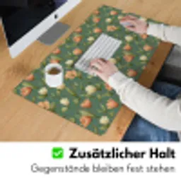 Tulpen - Botanisch - Groen Muismat XXL klein 681 -ysfeer3_duits