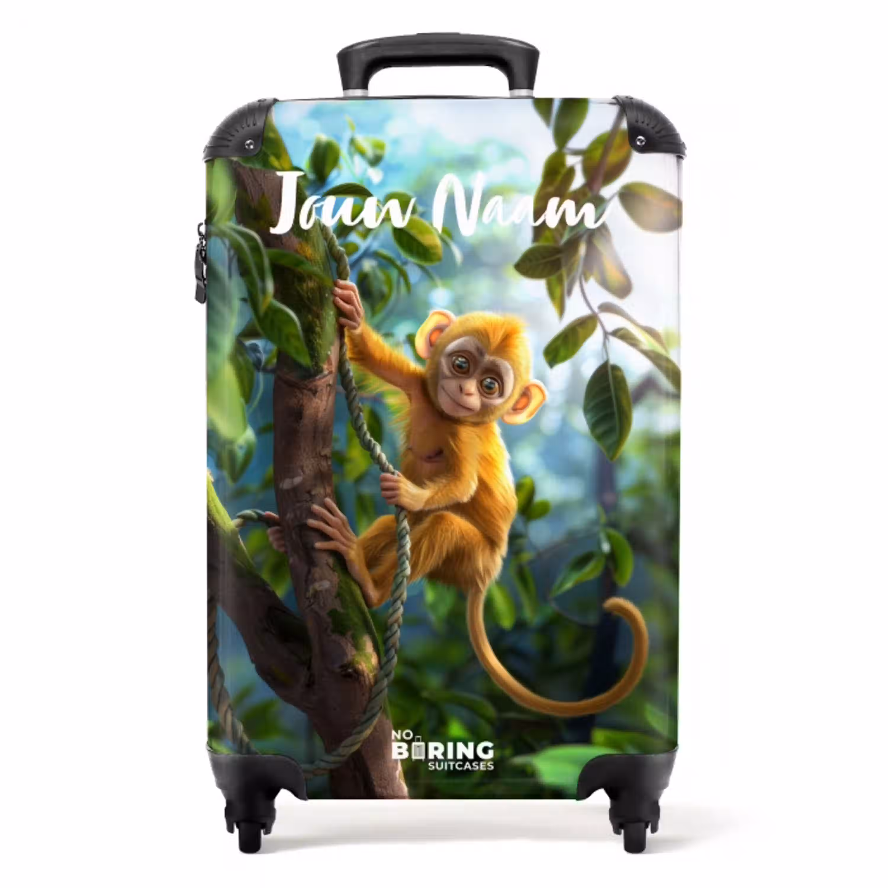 Alex aapje NBS - Handbagage koffer - Kinderen Unisex middel -productfoto_recht