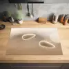 Hazestaartgras - Graanharen - Zonlicht Inductie beschermer vinyl 3mm klein -sfeer5