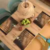 Bos - Mist - Zonlicht Placemat vinyl groot -zzsfeer5_Kitchenyeah-website