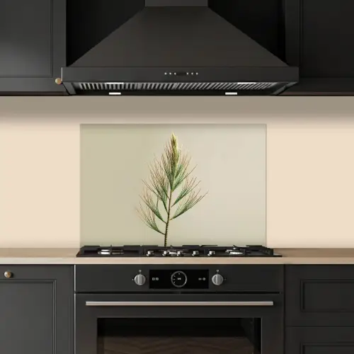 Dennentak - Naaldvormige bladeren - Lichtgroen keuken achterwand spatscherm klein -sfeer1