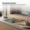 Kerstsfeer - Stadsplein - Kleurrijk Inductie beschermer vinyl 3mm middel -sfeer1
