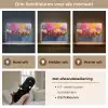 Fantasiebloemen - Verf - Speels Light Box met batterij (Wandlamp) middel -USP_lichtkleurNL