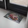 Kersttruck - Sneeuwbos - Rood Deurmat klein -sfeer2