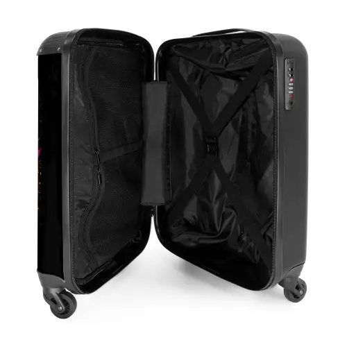 Tijger als Street Art Kunstwerk NBS - Handbagage koffer - Unisex middel -binnenkant
