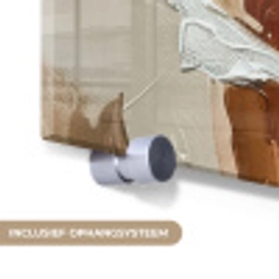 Vrouw - Verf - Abstract - Beige - Modern plexiglas 5mm klein -zzsysteem_NL
