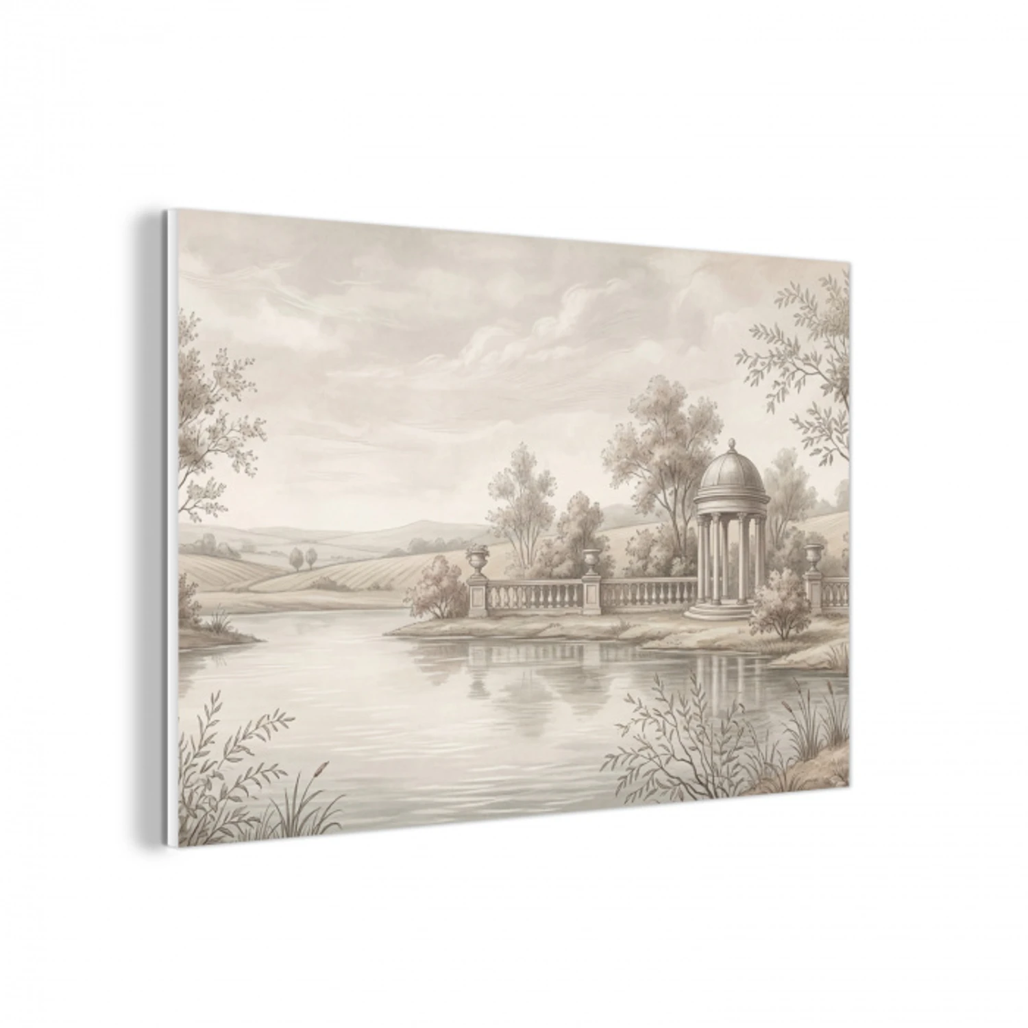 Terras - Water - Natuur - Landschap forex 5mm xxl -3d
