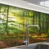 Zon - Bos - Bomen - Natuur - Herfst keuken achterwand 2 middel -zzzz3d_schuin