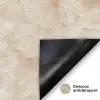 Kristalstructuur - Bruin - Marmer Deurmat klein 898 -antislip_FR