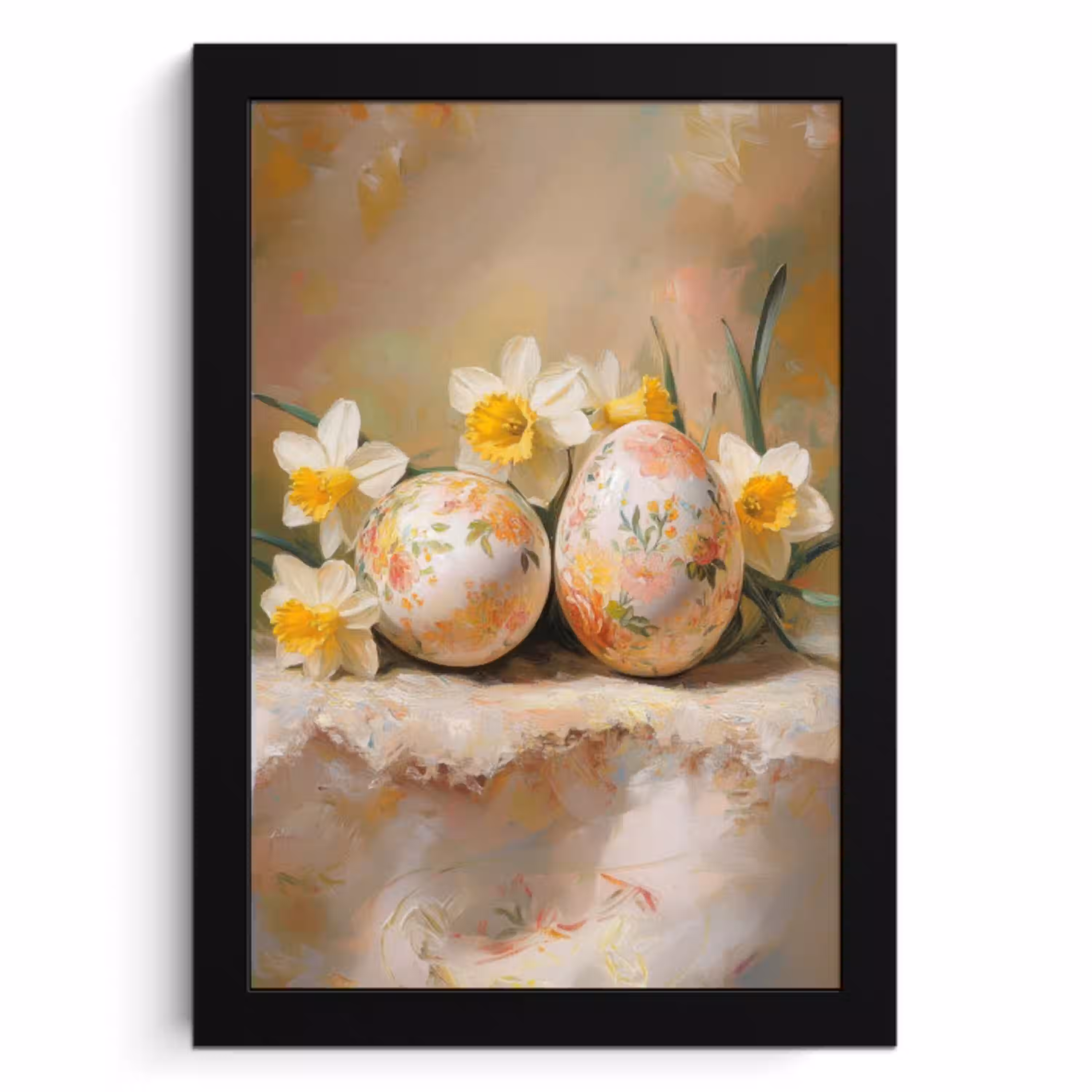 Bloemen - Eieren - Geschilderd KitchenYeah - Keuken - Fotolijst klein -3d