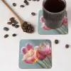 Tulpen - Roze - Stelen onderzetter kurk middel -sfeer2