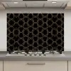 Verweven - Zeshoeken - Zwart - Goud keuken achterwand spatscherm klein 900 -3d_website
