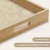 Lichtbeige - Marmer - Diffusie adering Dienblad Rechthoek middel 911 -USP_HandgreepNL