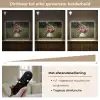 Bloemen - Krukje - Gieter - Veld Light Box met batterij (Wandlamp) middel -USP_dimbaarNL