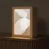 Ovale vormen - Transparant - Zachte overgang Light Box met kabel (Tafellamp) klein -z3d_website