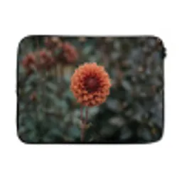 Dahlia - Bloem - Natuur - Sfeervol laptophoes neopreen klein -3d