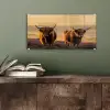 Schotse hooglanders - Heide - Landschap - Dieren plexiglas 5mm klein -sfeer3