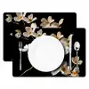 Bloemen - Wit - Goud Placemat vinyl groot -zzsfeer2_Kitchenyeah-website