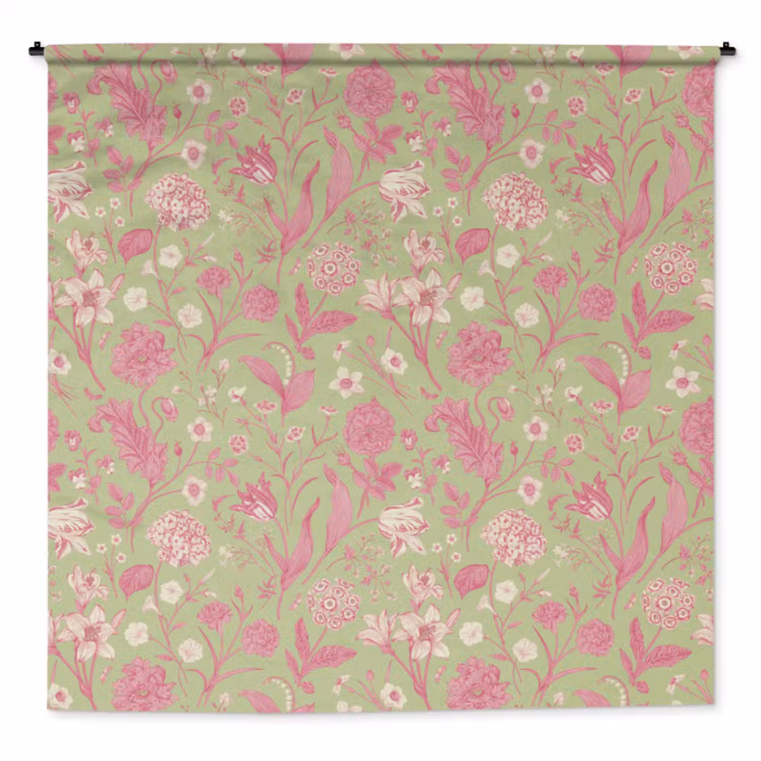 Wandkleed - Classic - Pink - Mint