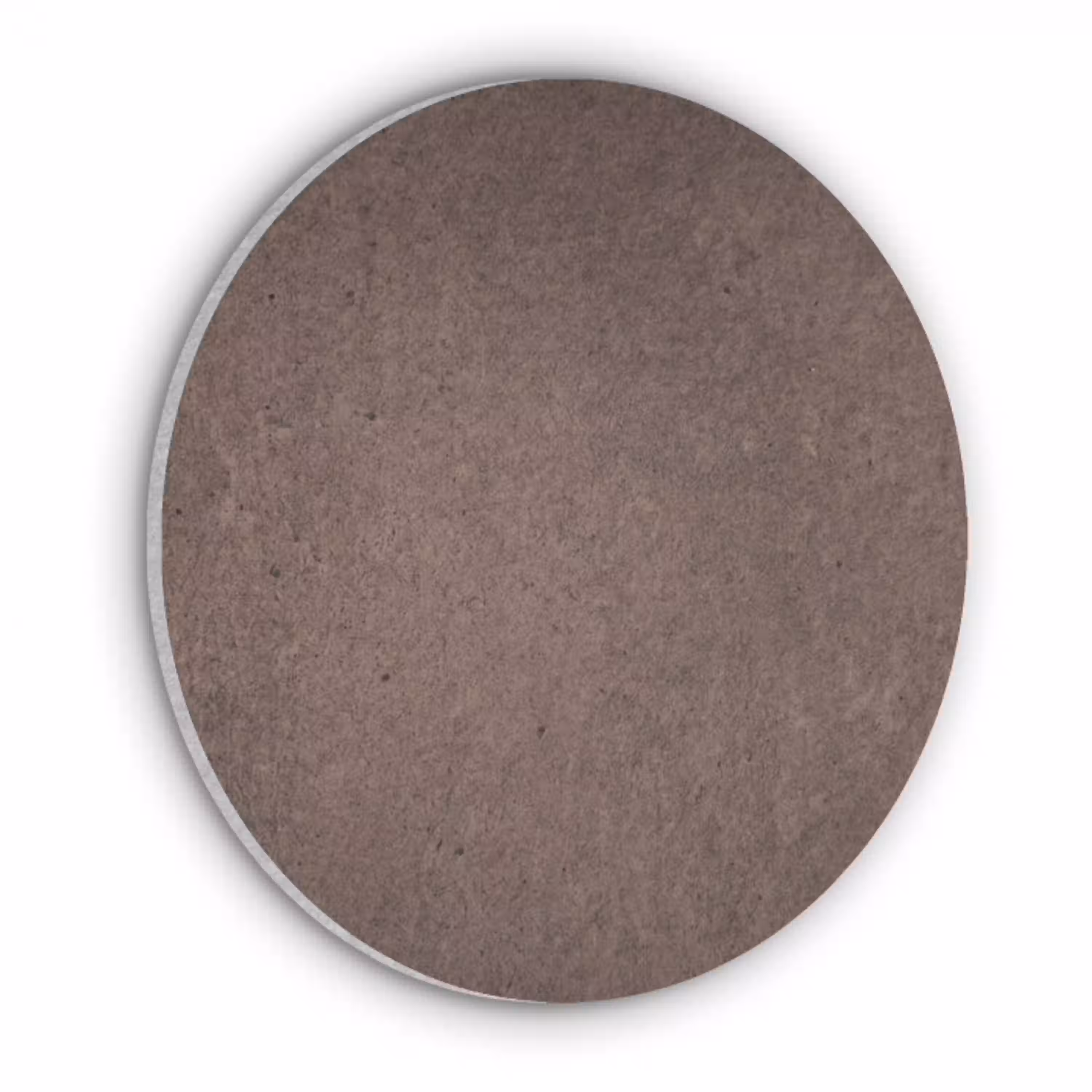 Textuur - Beton - Abstract - Donker - Bruin Akoestische PET Vilt - Rond klein -3d