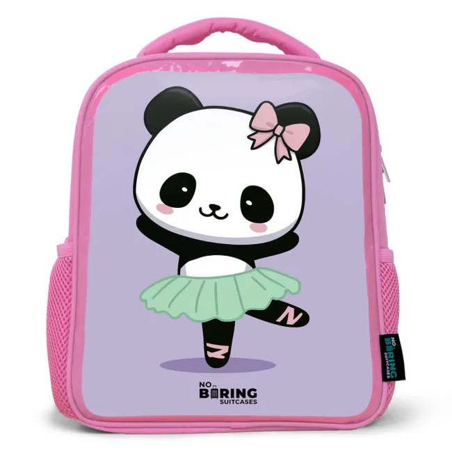 Kids' Backpacks Pink -. Kawai - Ballet - Panda